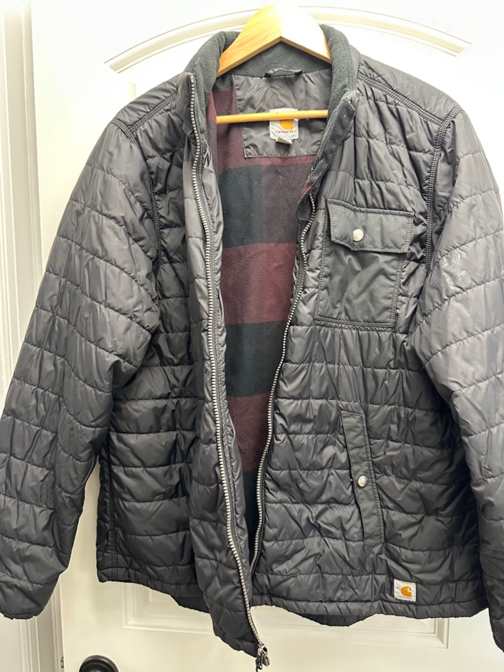 Carhartt Men's Black Quilted Puffer Jacket